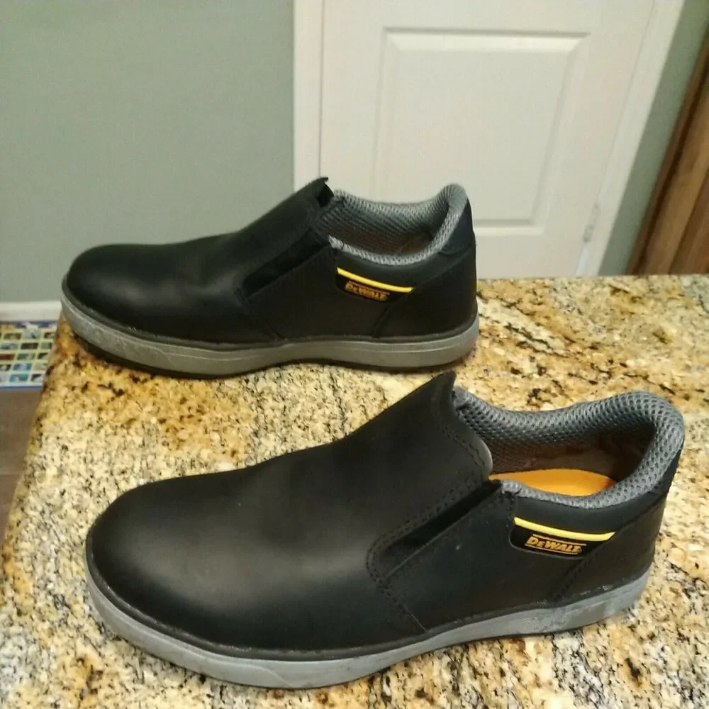 Dewalt Tough Slip On Steel Toe Heel Cushion Men Work Shoe Size 8.5 DXWP99006